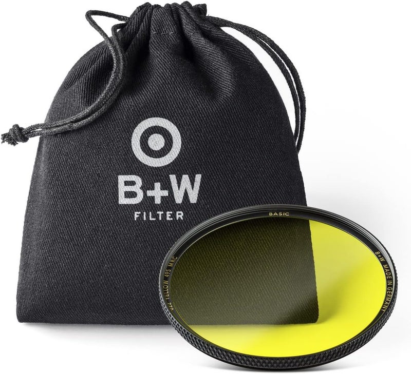 BW 39mm Basic Black & White (Yellow) MRC 022M Glass Filter - Image 2
